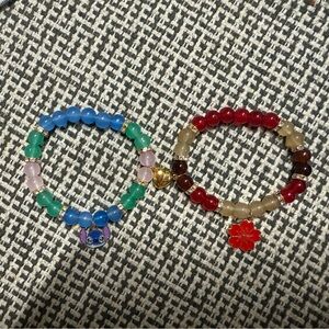 Stitch Friendship Bracelet With Magnetic Hearts